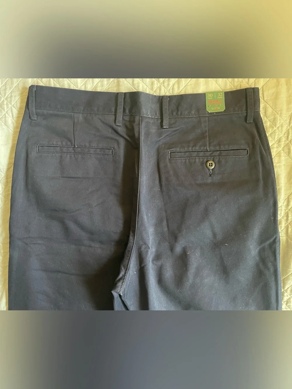 J. CREW Broken-in Straight chino pant in Newport Navy Size 30/32 NWT $98 CD466